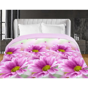 Přehoz na postel FLOWER 01 220x240 cm Mybesthome vzor květiny