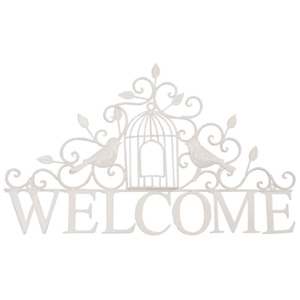 Uvítací dekorace ke vchodu WELCOME - 54*33 cm