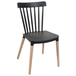 Černá židle Santiago Pons Rin