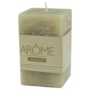 Arôme Vonná svíčka 6,8 x 10 cm, White jasmine & honey, 400g