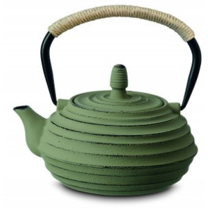 Great Tea Garden japonská litinová konvice Ainu zelená 700 ml