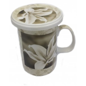 Great Tea Garden Bylinkový hrnek s filtrem Nostalgická Lilie 300 ml