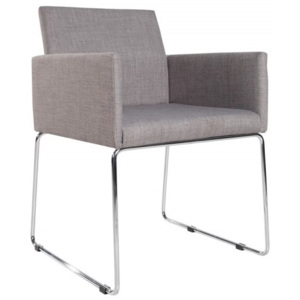 INV Jídelní židle Milanese strukturovaná šedá