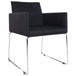 INV Jídelní židle Milanese černá antracit