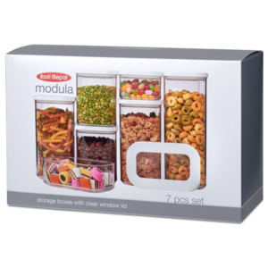 Set 7 úložných boxů na potraviny Rosti Mepal Modula