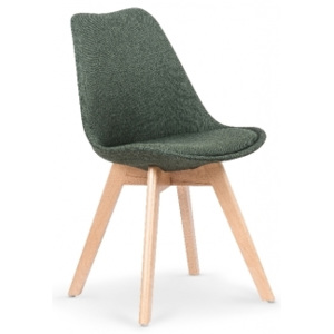 Halmar židle K303 + barevné provedení tmavě zelená