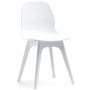 Moderní jídelní židle SWEN Bílá
