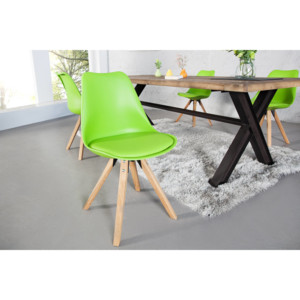 Židle Sweden NewLook limetková zelená