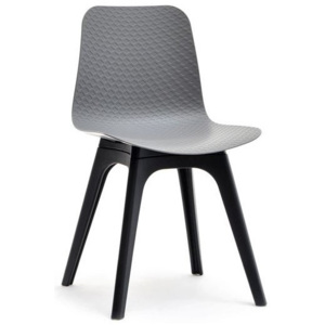 Designová židle AMALO, šedo-černá