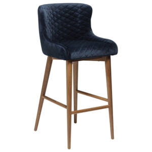 Modrá barová židle DAN-FORM Denmark Vetro
