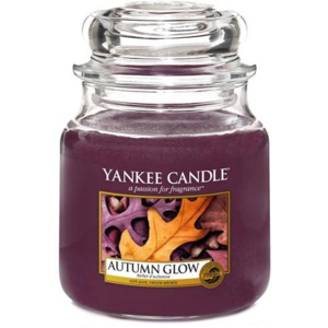 Svíčka ve skleněné dóze Yankee Candle Podzimní záře, 410 g