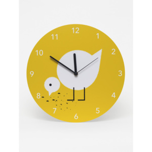 Nástěnné hodiny Juli yellow Lavmi, 29 cm