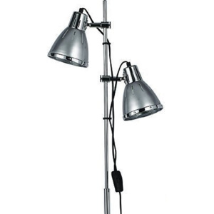 Ideal lux 42794 LED elvis pt2 argento lampa stojací 2x5W 042794