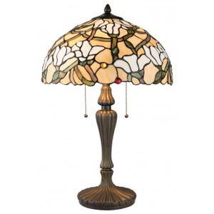 ClayreC Stolní lampa Tiffany Lis 5LL-5923