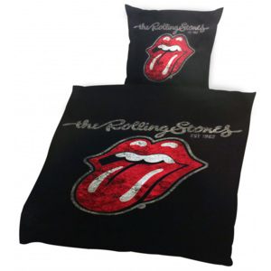 Vesna | Povlečení bavlna The Rolling Stones 140 x 200 cm, 70 x 90 cm