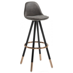 Barová židle LaForma Stag 75cm, hnědá