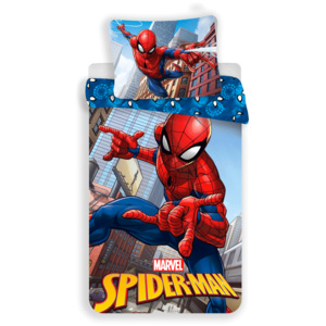Dětské povlečení z mikrovlákna 140x200 70x90 Spiderman