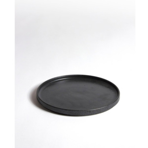 Keramický černý tác ComingB Assiette Granite Noir GM, ⌀ 23,7 cm