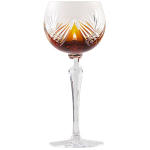 Sklenice na víno Janette, barva amber, objem 190 ml