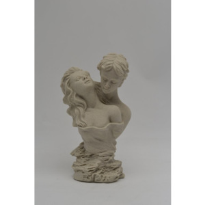 Busta milenci - kamenná socha z pískovce