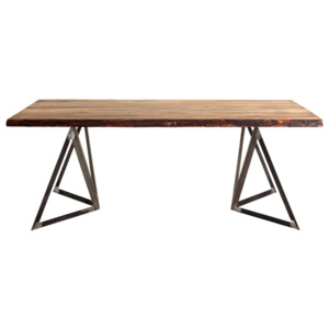 Jídelní stůl s deskou z borovicového dřeva Custom Form Sherwood, 180 x 90 cm