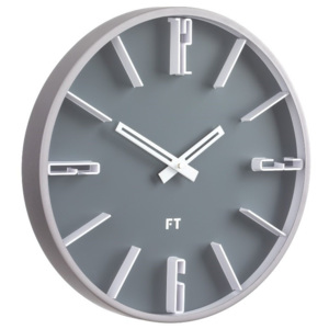 Future Time Future Time FT6010GY Numbers 30cm nástěnné hodiny