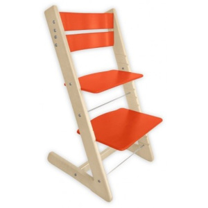 Klasik rostoucí židle Buk - oranžová