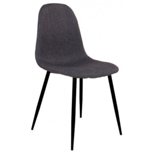 Jídelní židle STOCKHOLM šedá / černá podnož House Nordic 1001111
