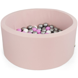 Misioo Danish Design Bazének světle růžový s 200ks míčků Velikost: 90 x 30 cm, Přidat míčky: + 50 ks