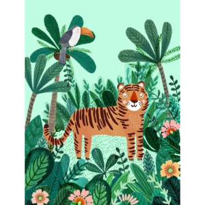 Petit Monkey Plakát Tiger 50 x 70 cm