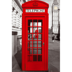 Plakát London - Telephone Box