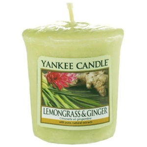 Svíčka Yankee Candle Citrónová tráva a zázvor, 49 g