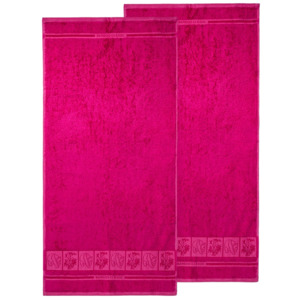 Ručník Bamboo Premium růžová, 50 x 100 cm, sada 2 ks