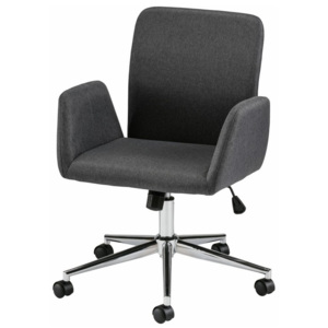 Černá kancelářská židle na kolečkách s područkami Støraa Bendy