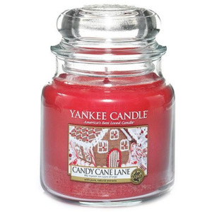 Svíčka ve skleněné dóze Yankee Candle Cestička z lízátek, 410 g