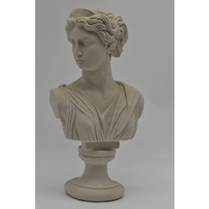 Busta Artemis - kamenná socha z pískovce