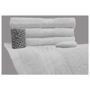 M&K Froté ručník Wave bílý - 50x100cm