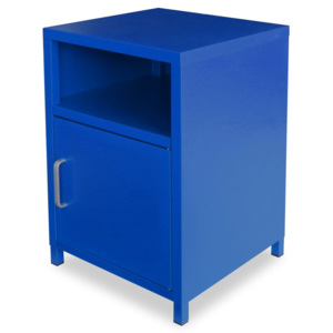 Noční stolek, 35x35x51 cm, modrý