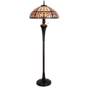 Stojací lampa Tiffany - pr.56*165 cm 3x E27 / Max 60W