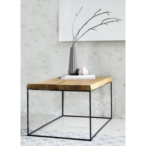 Loft - Konfereční stolek čtverec nízký, 60x46x60 cm