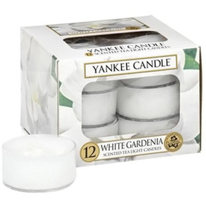 Svíčky čajové Yankee Candle Bílá gardénie, 12 ks