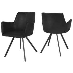 Designová jídelní židle Simone / černá