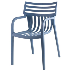 Sada 4 modrých jídelních židlí sømcasa Rodie