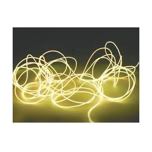 Elektroluminiscenční kabel, Ø 2 mm, 2 m, žlutá