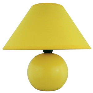 Rabalux Stolní keramická lampa ARIEL 4905 40W E14 žlutá Rabalux