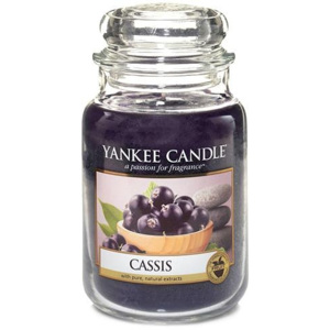 Svíčka ve skleněné dóze Yankee Candle Černý rybíz, 623 g