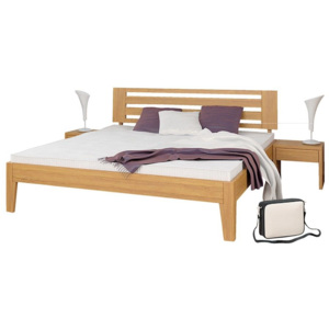 Dřevěná postel BORNEO