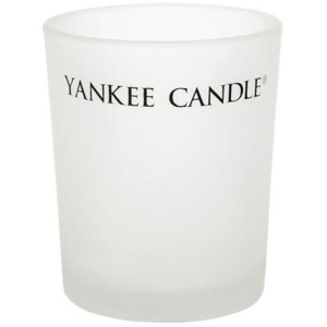 Svícen skleněný Yankee Candle Mléčné sklo, výška 7 cm