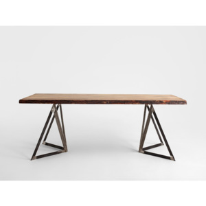 Jídelní stůl s deskou z borovicového dřeva Custom Form Sherwood, 200 x 100 cm