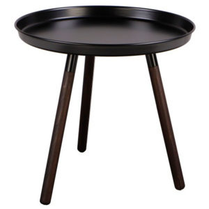 Černý odkládací stolek Nørdifra Sticks, výška 46,5 cm
